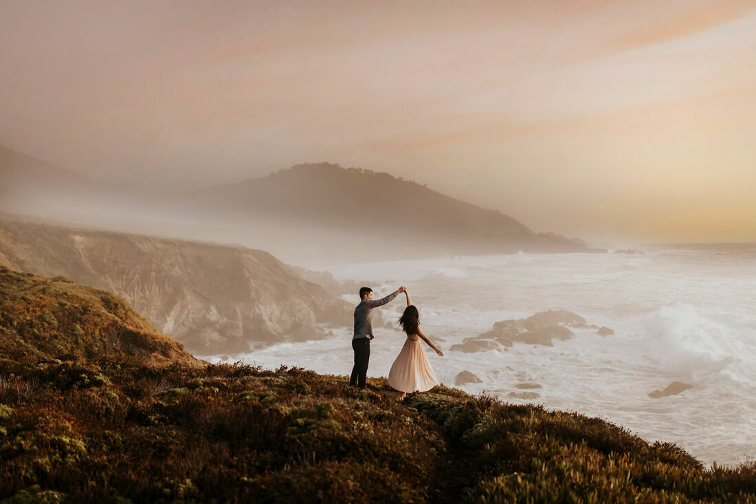 Big Sur California Proposal Engagement Photography