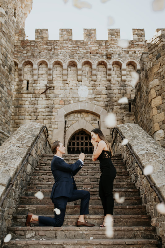 Castello di Amorosa Proposal Photographer