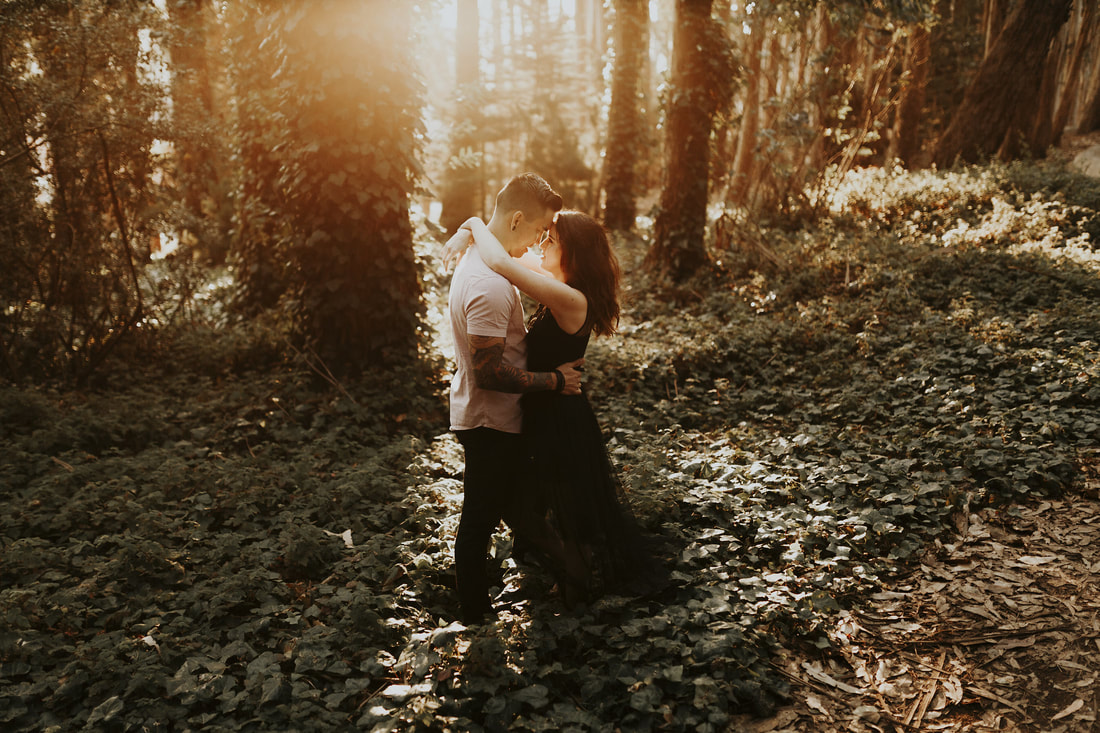Forest San Francisco Engagement Bay Area Wedding Photography