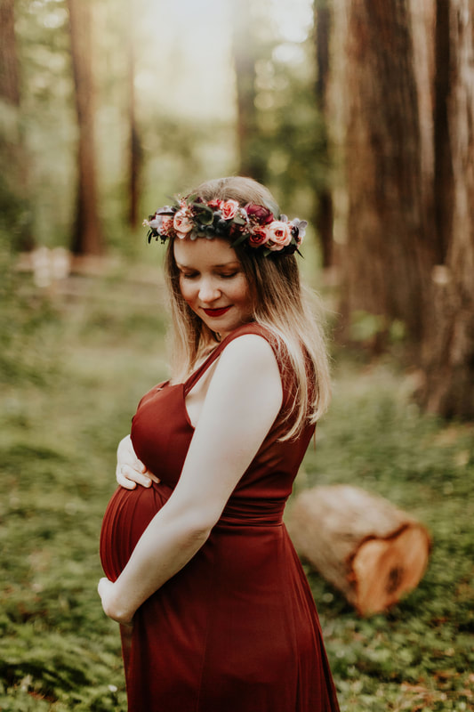 Bay Area Redwood Maternity Photographer