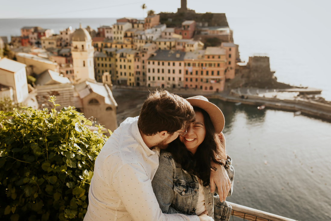 Engagement Elopement Photography in Vernazza, Cinque Terre, Italy