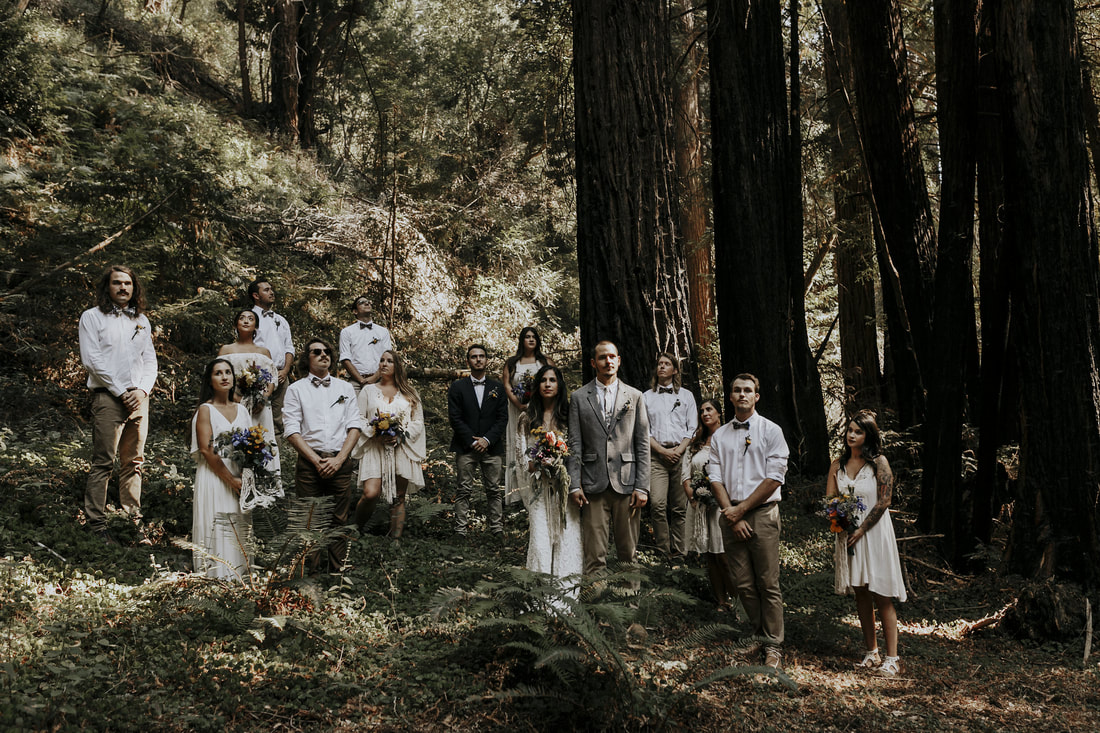 Davenport Santa Cruz Redwoods Boho San Francisco Bay Area California Wedding Engagement Elopement Photographer
