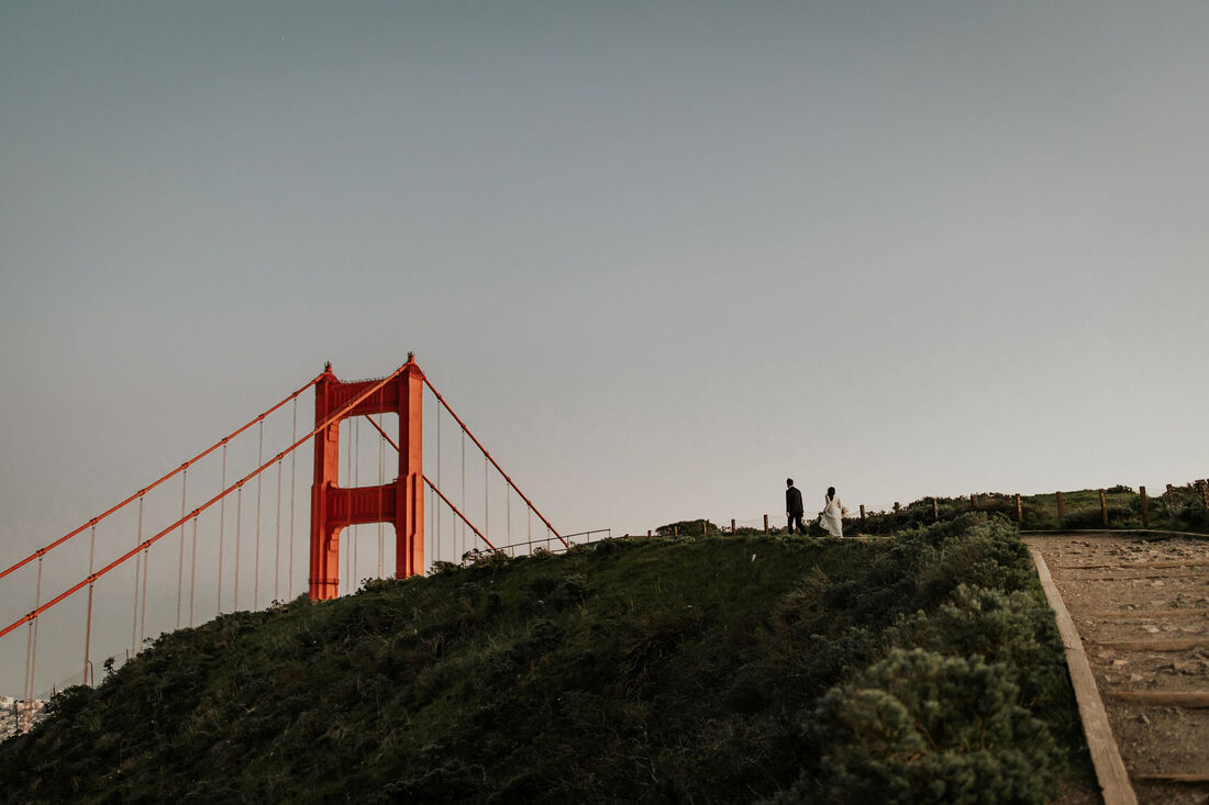 San Francisco Golden Gate Bridge Elopement