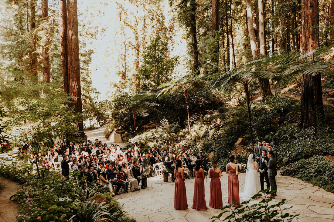 Nestldown Bay Area Redwood Wedding Venue