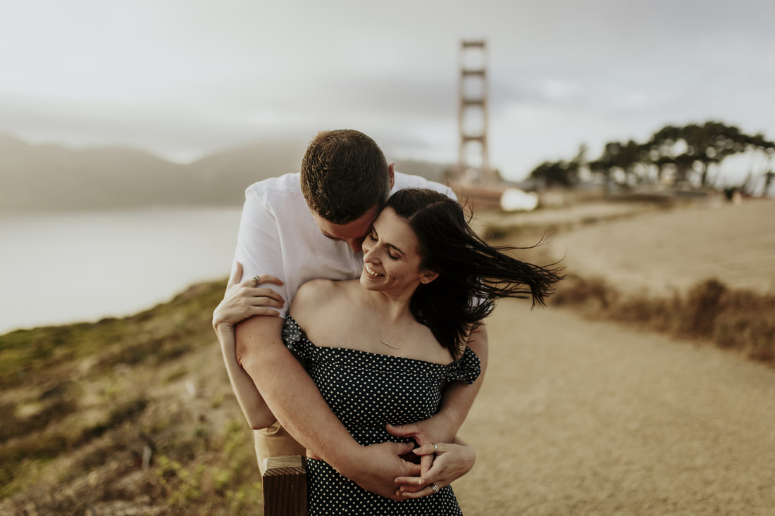 Golden Gate Bridge San Francisco Engagement Bay Area California Wedding Photographer