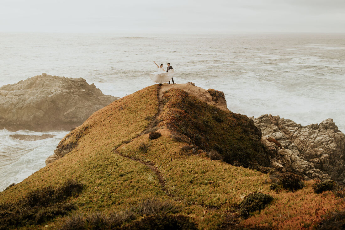 Wind and Sea Big Sur Wedding Elopement Photographer
