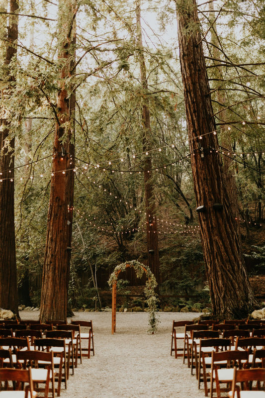 Redwoods Deer Park Villa Wedding California